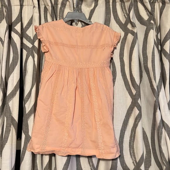 Gap Peach Kids Dress button front like new - Picture 3 of 3